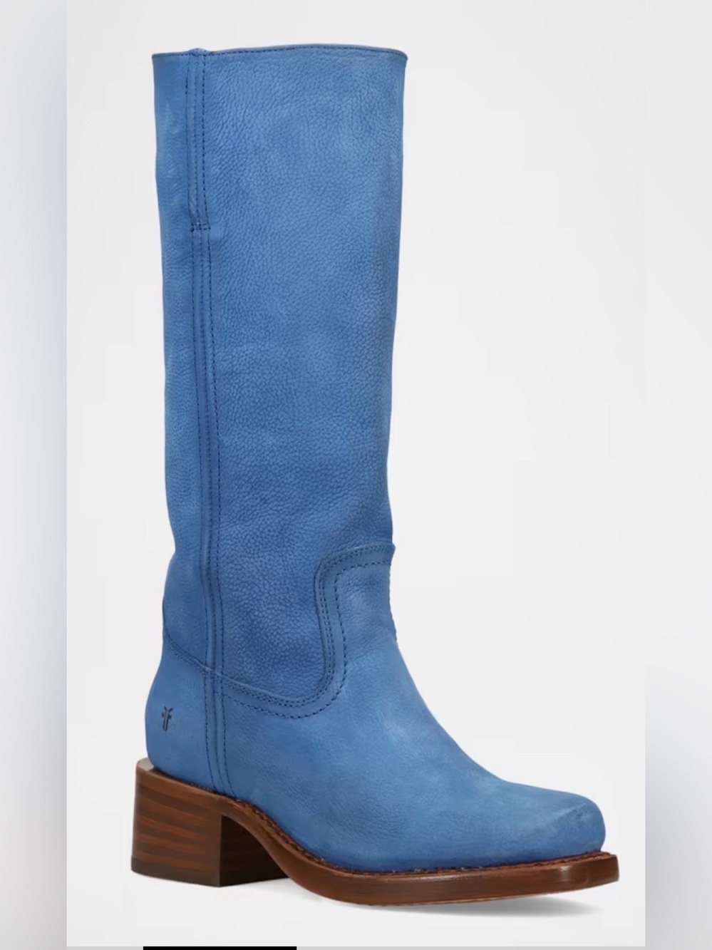 Frye CAMPUS 14 L Royal Blue Western Pull On Boots $498 NEW